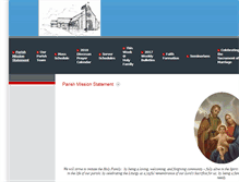 Tablet Screenshot of holyfamilyparish.net