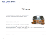Tablet Screenshot of holyfamilyparish.info
